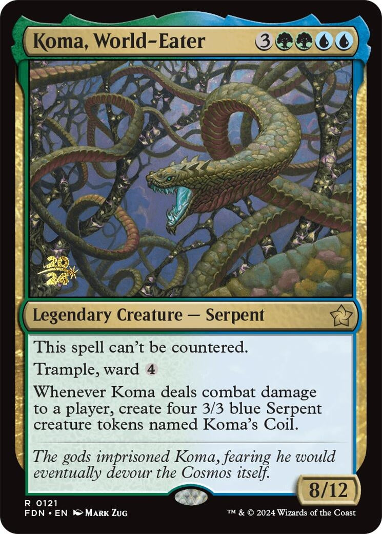 Image for Koma, World-Eater (121) (PRE) - Magic: The Gathering