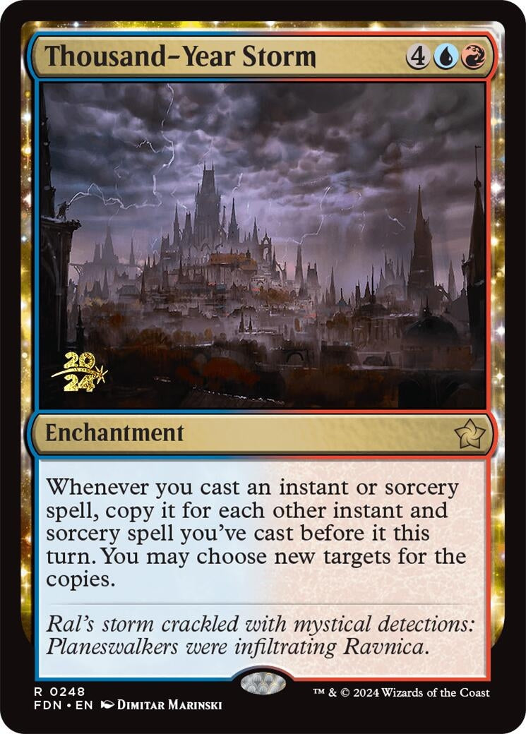 Image for Thousand-Year Storm (FDN) (248) (PRE) - Magic: The Gathering