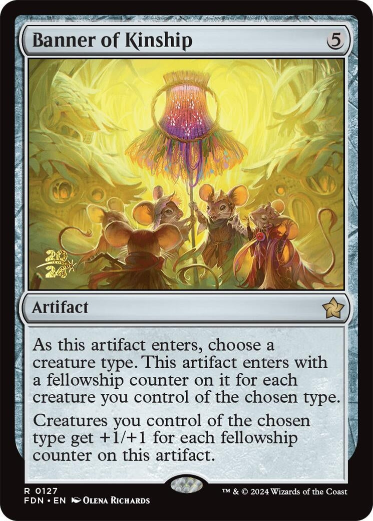 Image for Banner of Kinship (127) (PRE) - Magic: The Gathering