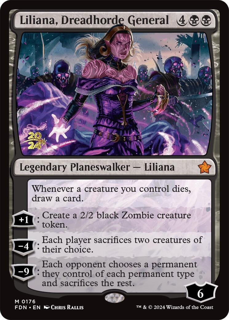 Image for Liliana, Dreadhorde General (FDN) (176) (PRE) - Magic: The Gathering