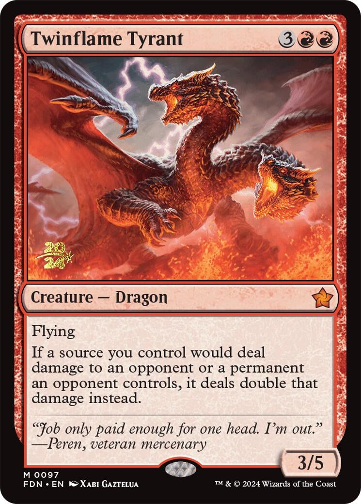 Image for Twinflame Tyrant (97) (PRE) - Magic: The Gathering