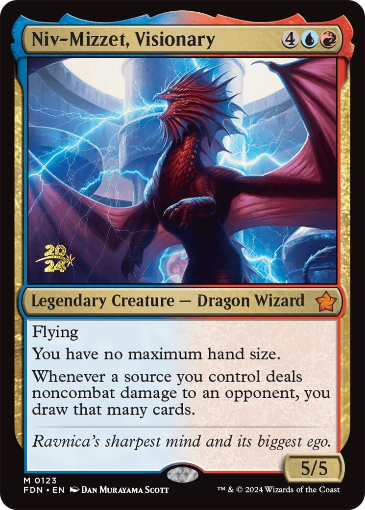 Image for Niv-Mizzet, Visionary (123) (PRE) - Magic: The Gathering