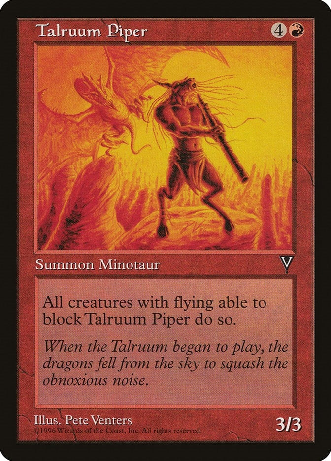 Image for Talruum Piper (VIS) - Magic: The Gathering