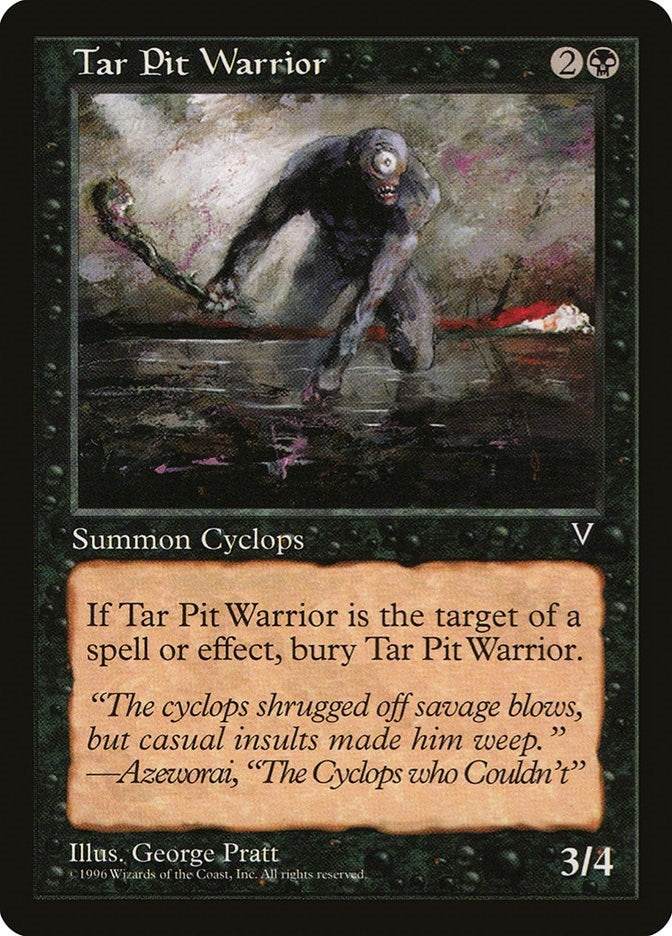 Image for Tar Pit Warrior (VIS) - Magic: The Gathering