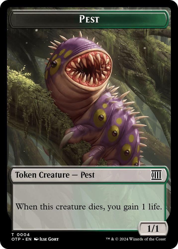 Image for Pest // Plot Double-Sided Token (4 // 20) (OTP) - Magic: The Gathering