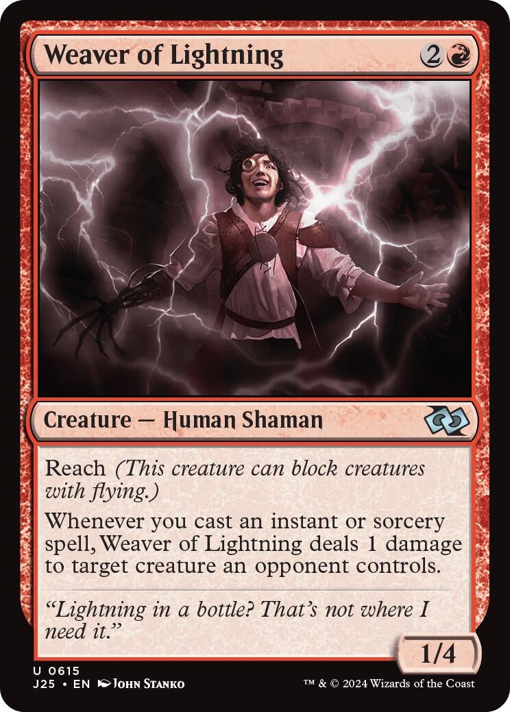 Image for Weaver of Lightning (615) (J25) - Magic: The Gathering