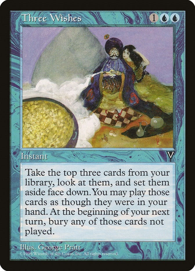 Image for Three Wishes (VIS) - Magic: The Gathering