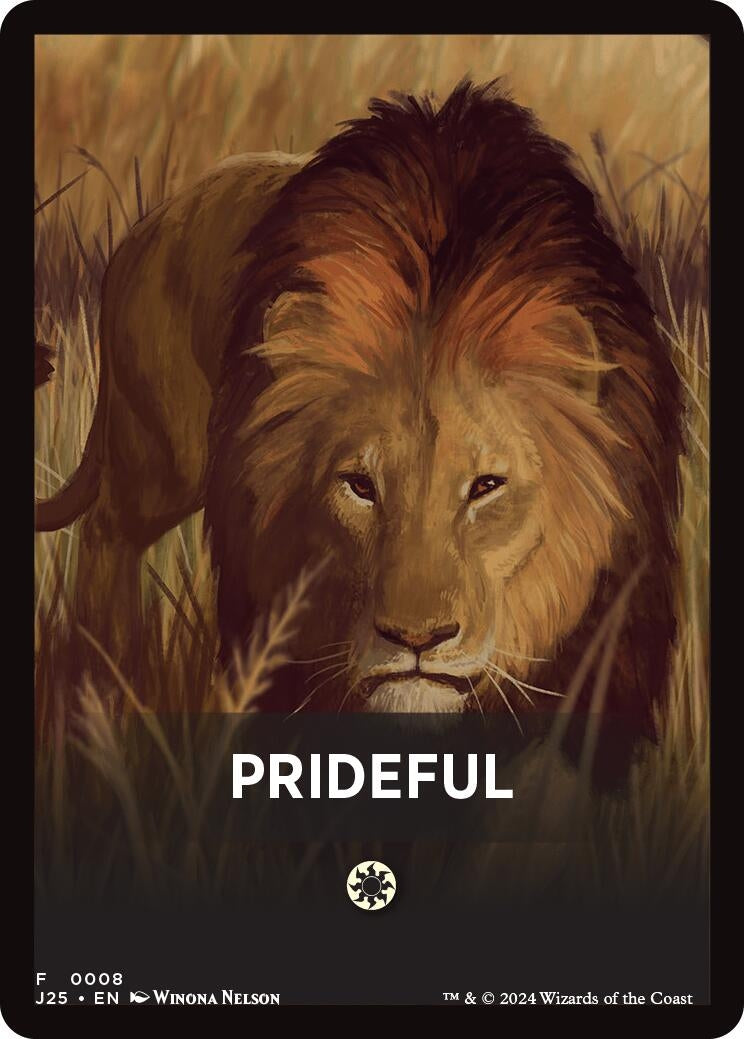 Image for Prideful Theme Card (8) (J25) - Magic: The Gathering