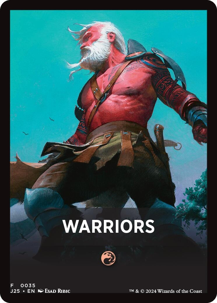 Image for Warriors Theme Card (35) (J25) - Magic: The Gathering