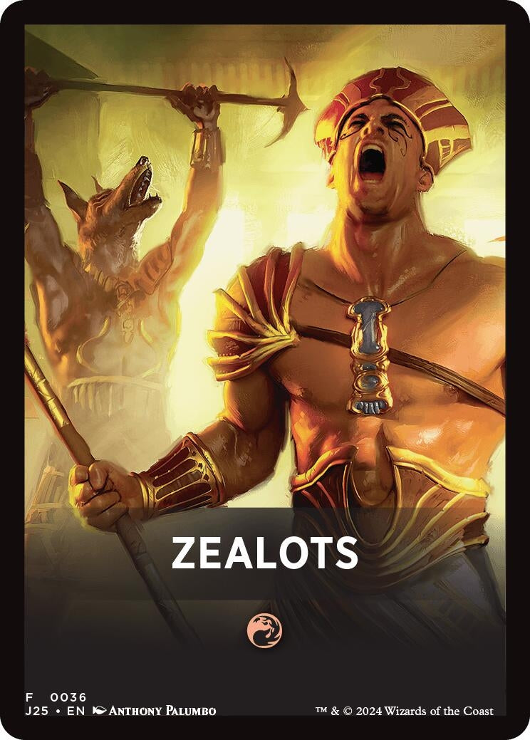 Image for Zealots Theme Card (36) (J25) - Magic: The Gathering