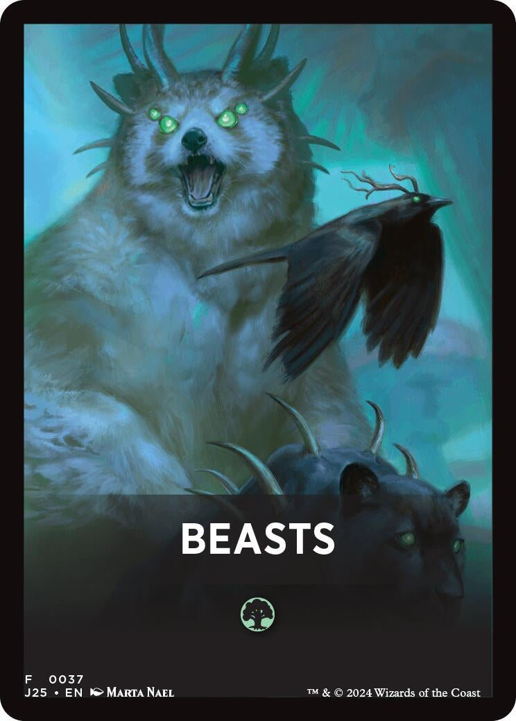 Image for Beasts Theme Card (37) (J25) - Magic: The Gathering