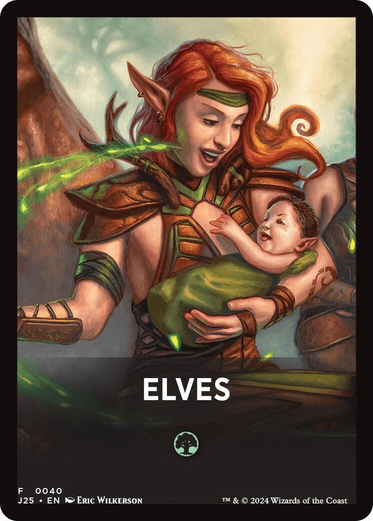 Image for Elves Theme Card (40) (J25) - Magic: The Gathering