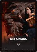 Image for Nefarious Theme Card (24) (J25) - Magic: The Gathering