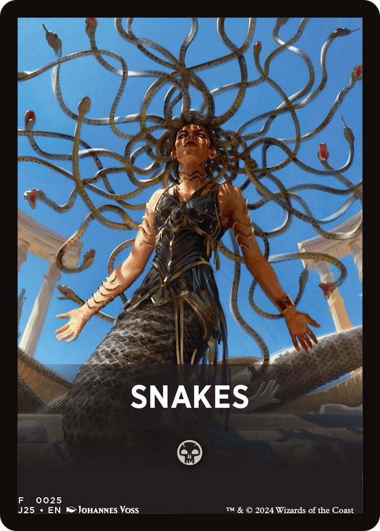 Image for Snakes Theme Card (25) (J25) - Magic: The Gathering