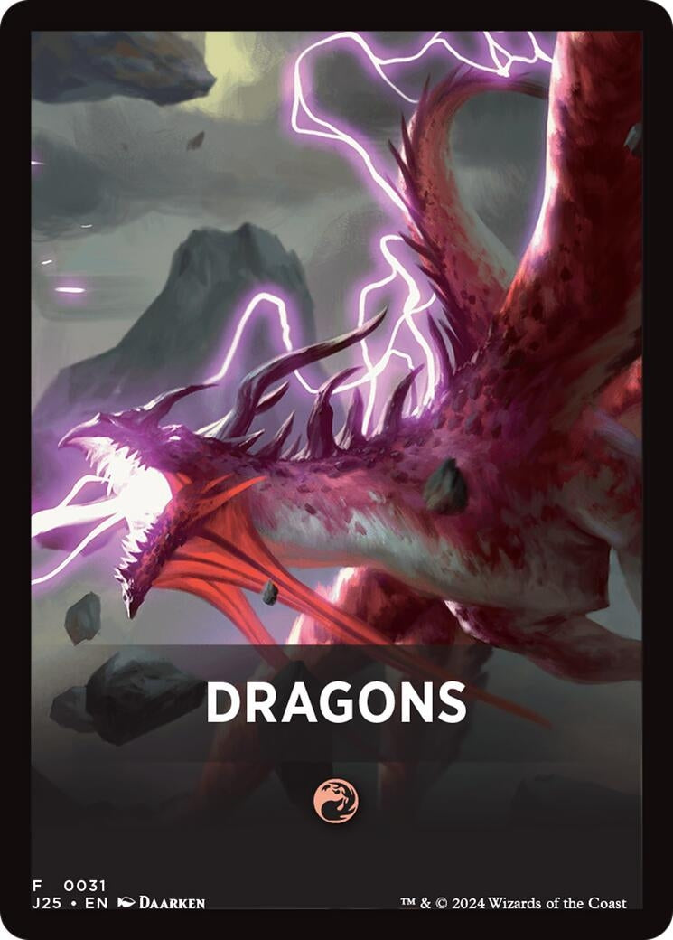Image for Dragons Theme Card (31) (J25) - Magic: The Gathering