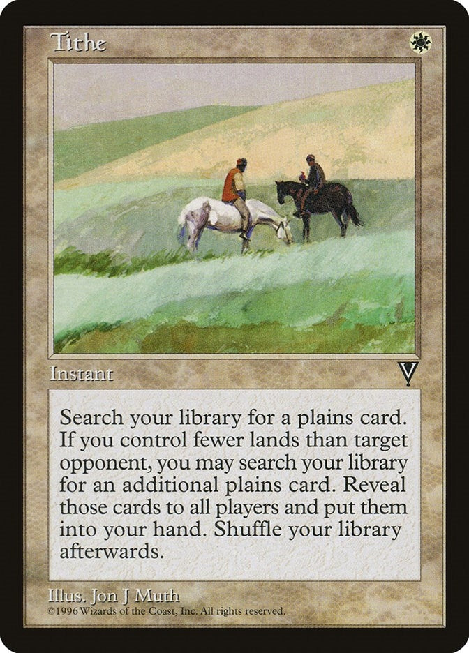 Image for Tithe (VIS) - Magic: The Gathering