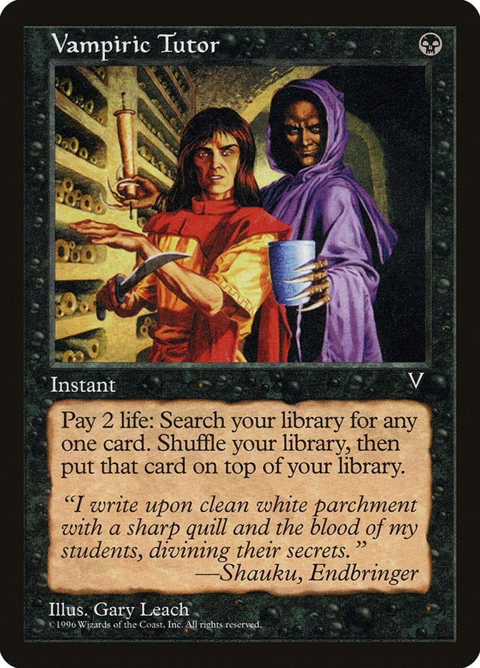 Image for Vampiric Tutor (VIS) - Magic: The Gathering