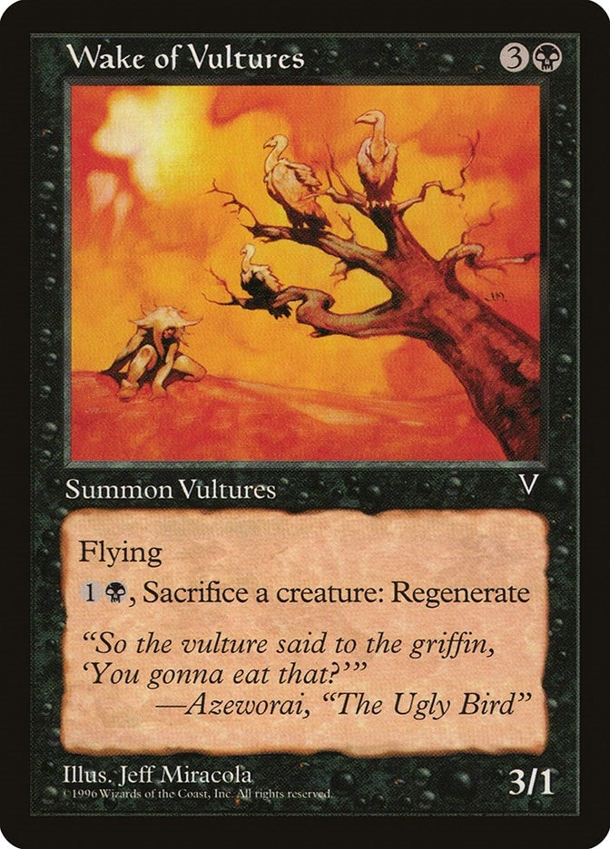 Image for Wake of Vultures (VIS) - Magic: The Gathering