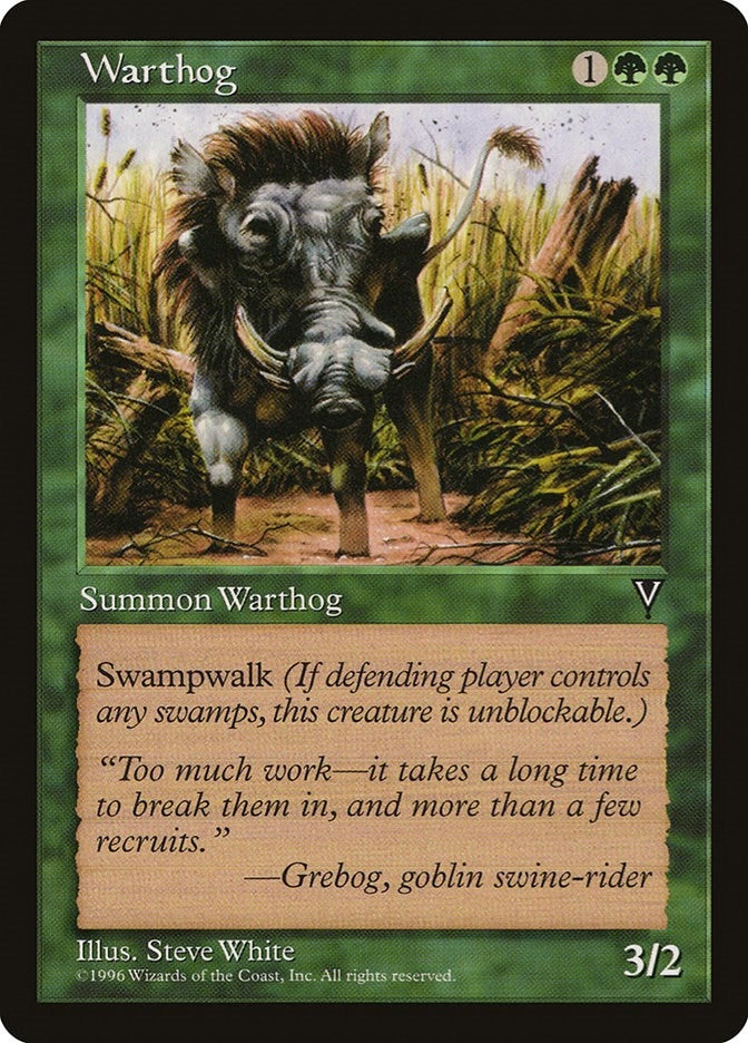 Image for Warthog (VIS) - Magic: The Gathering