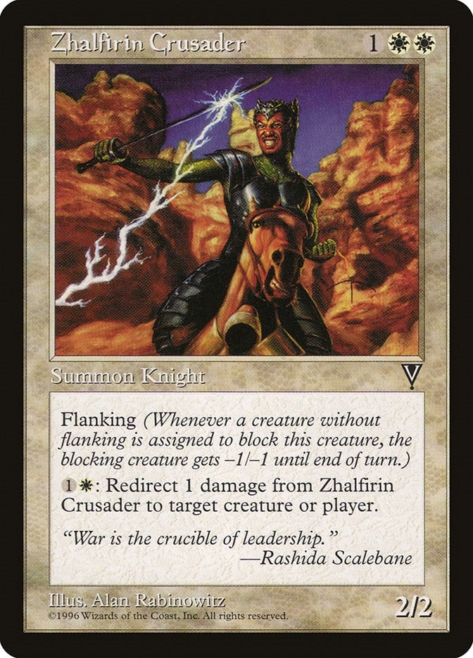 Image for Zhalfirin Crusader (VIS) - Magic: The Gathering