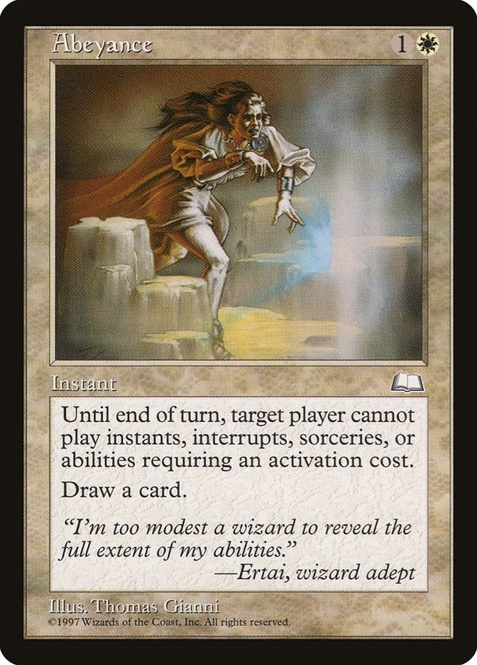 Image for Abeyance (WTH) - Magic: The Gathering