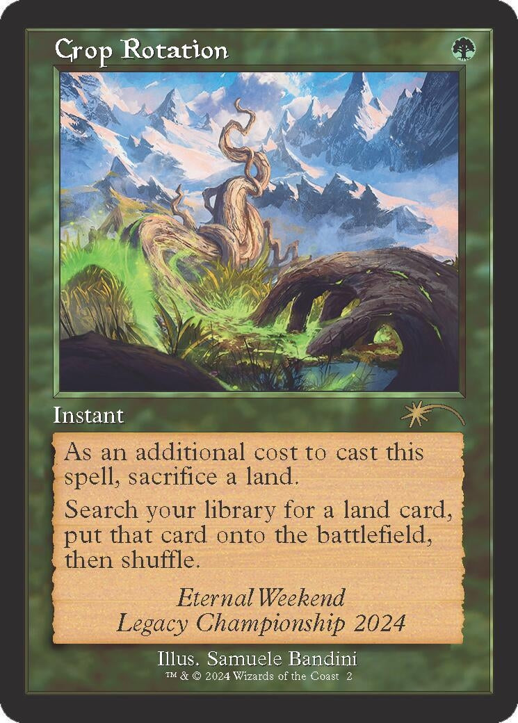 Image for Crop Rotation (Retro Frame) (Eternal Weekend 2024 Promo) (2) (UMP) - Magic: The Gathering