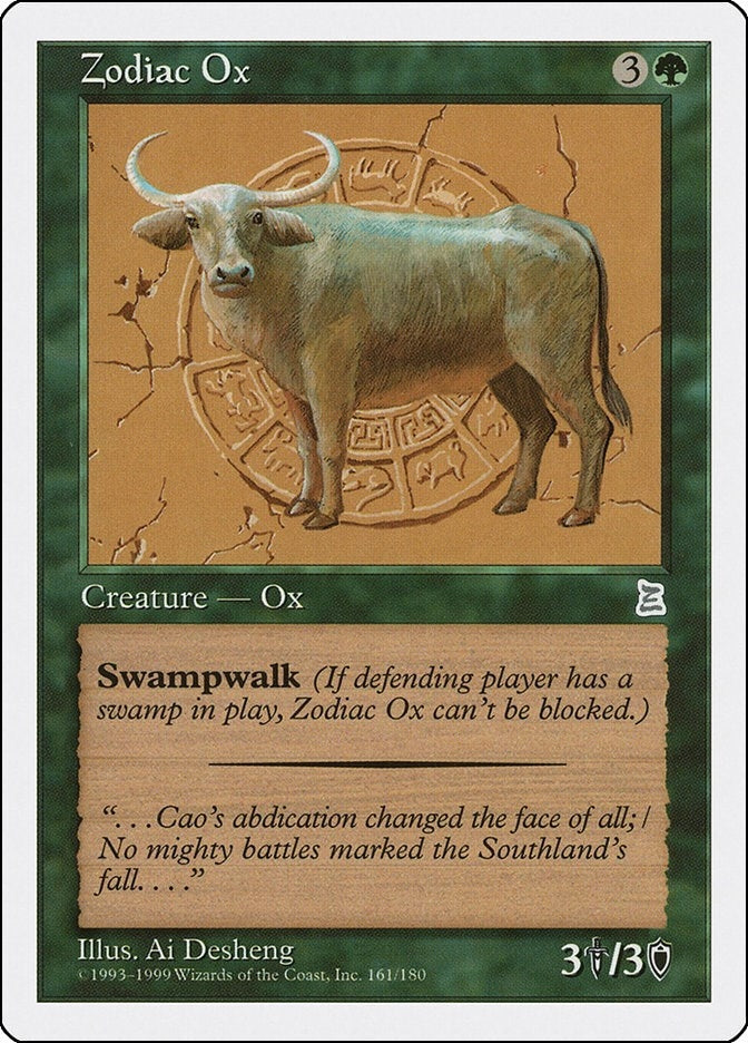 Image for Zodiac Ox (161) (PTK) - Magic: The Gathering