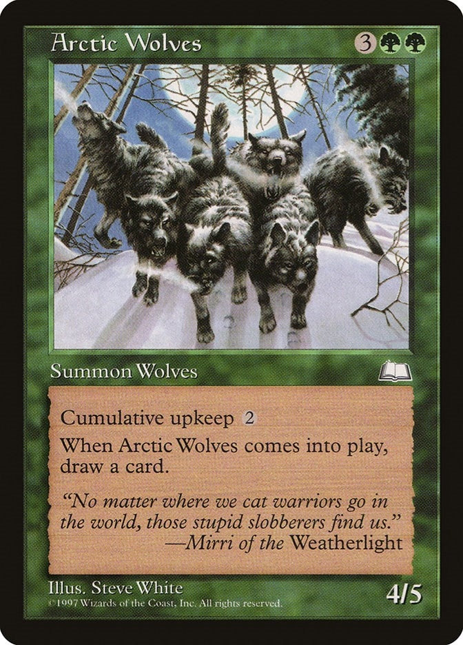Image for Arctic Wolves (WTH) - Magic: The Gathering