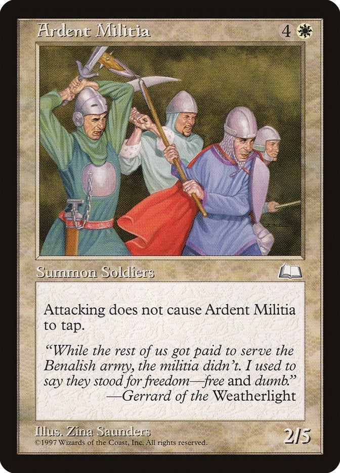 Image for Ardent Militia (WTH) - Magic: The Gathering