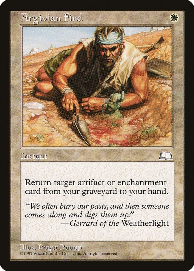 Image for Argivian Find (WTH) - Magic: The Gathering