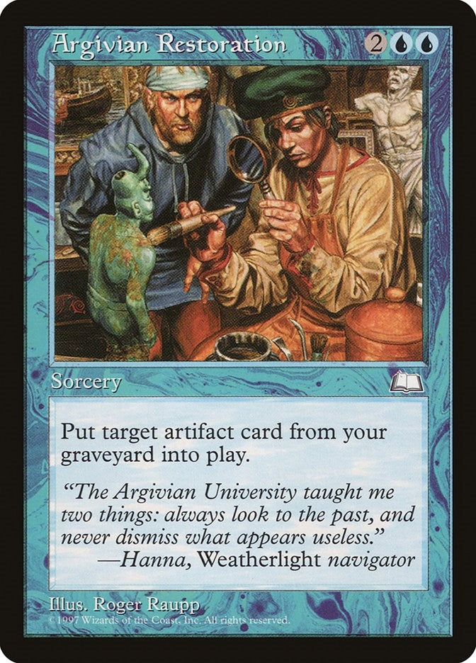 Image for Argivian Restoration (WTH) - Magic: The Gathering