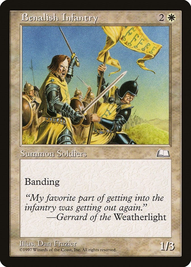 Image for Benalish Infantry (WTH) - Magic: The Gathering