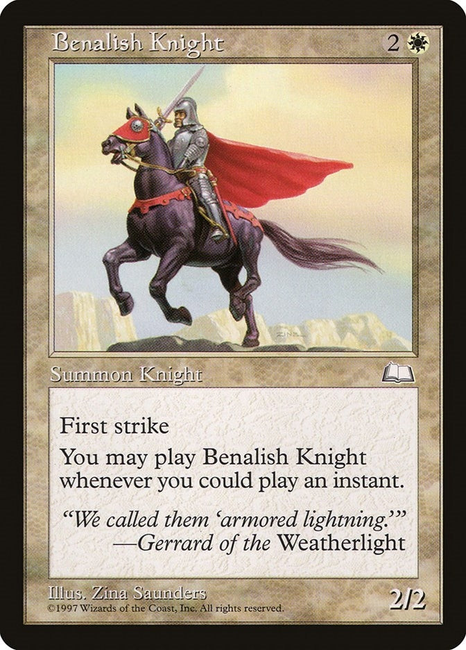 Image for Benalish Knight (WTH) - Magic: The Gathering