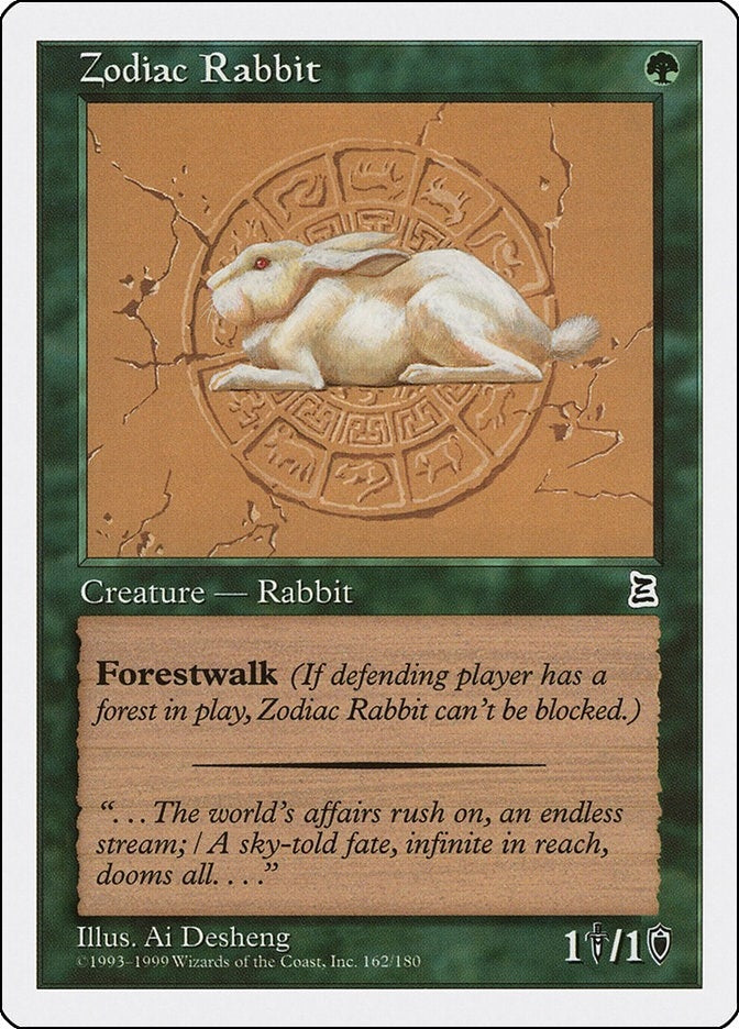 Image for Zodiac Rabbit (162) (PTK) - Magic: The Gathering