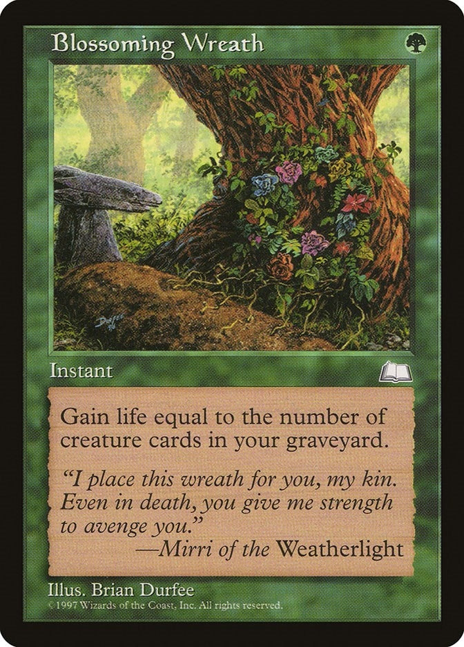 Image for Blossoming Wreath (WTH) - Magic: The Gathering