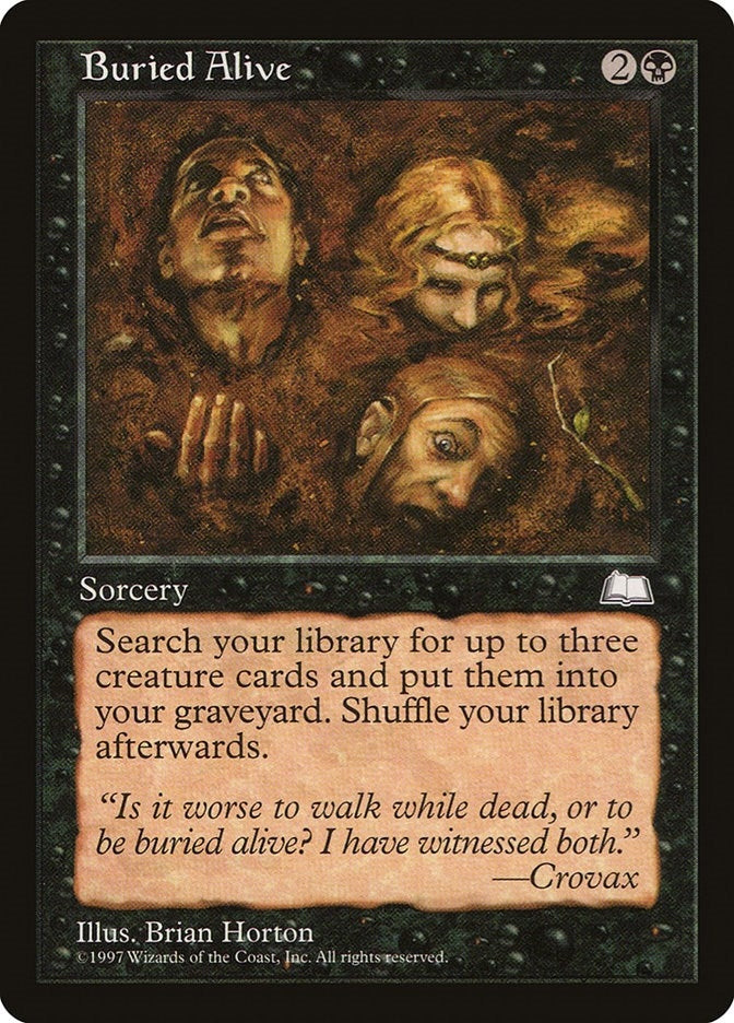 Image for Buried Alive (WTH) - Magic: The Gathering