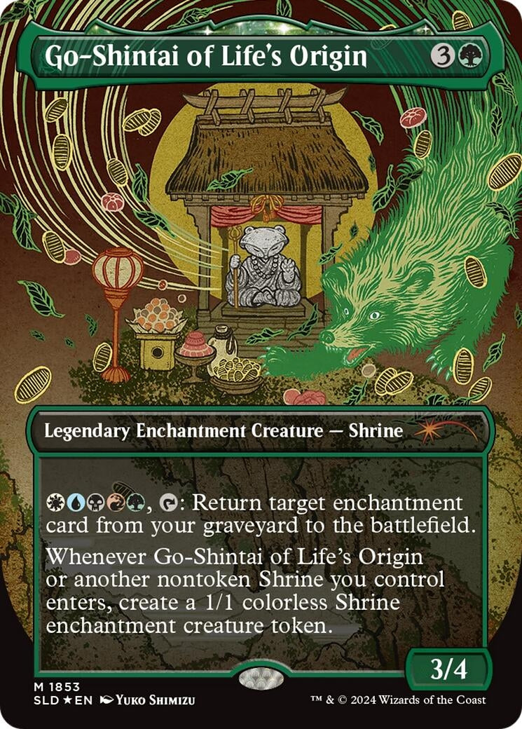 Image for Go-Shintai of Life's Origin (Display Commander) - Thick Stock (1853) (SLD) - Magic: The Gathering