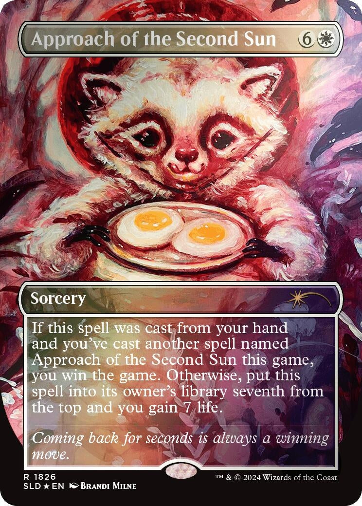 Image for Approach of the Second Sun (Rainbow Foil) (1826) (SLD) - Magic: The Gathering