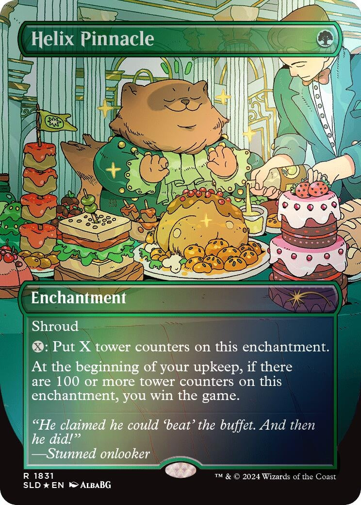 Image for Helix Pinnacle (Rainbow Foil) (1831) (SLD) - Magic: The Gathering