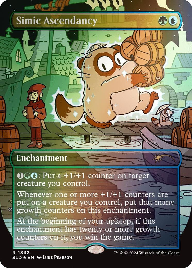 Image for Simic Ascendancy (Rainbow Foil) (1832) (SLD) - Magic: The Gathering