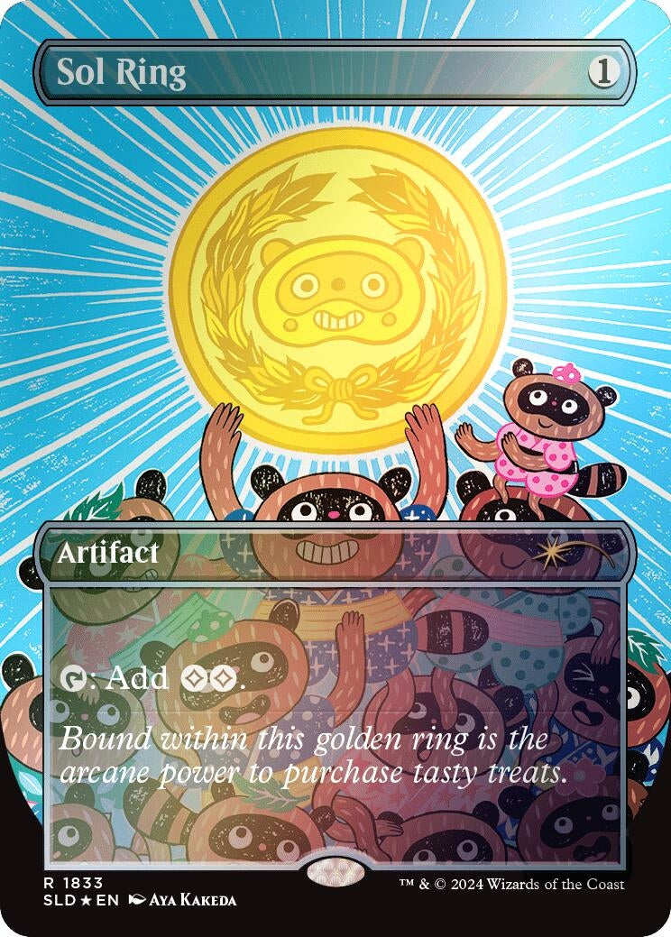 Image for Sol Ring (1833) (Rainbow Foil) (1833) (SLD) - Magic: The Gathering
