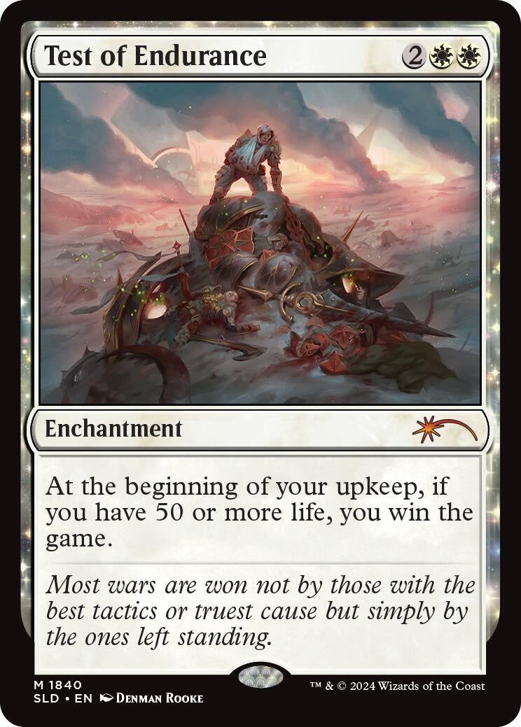 Image for Test of Endurance (1840) (SLD) - Magic: The Gathering