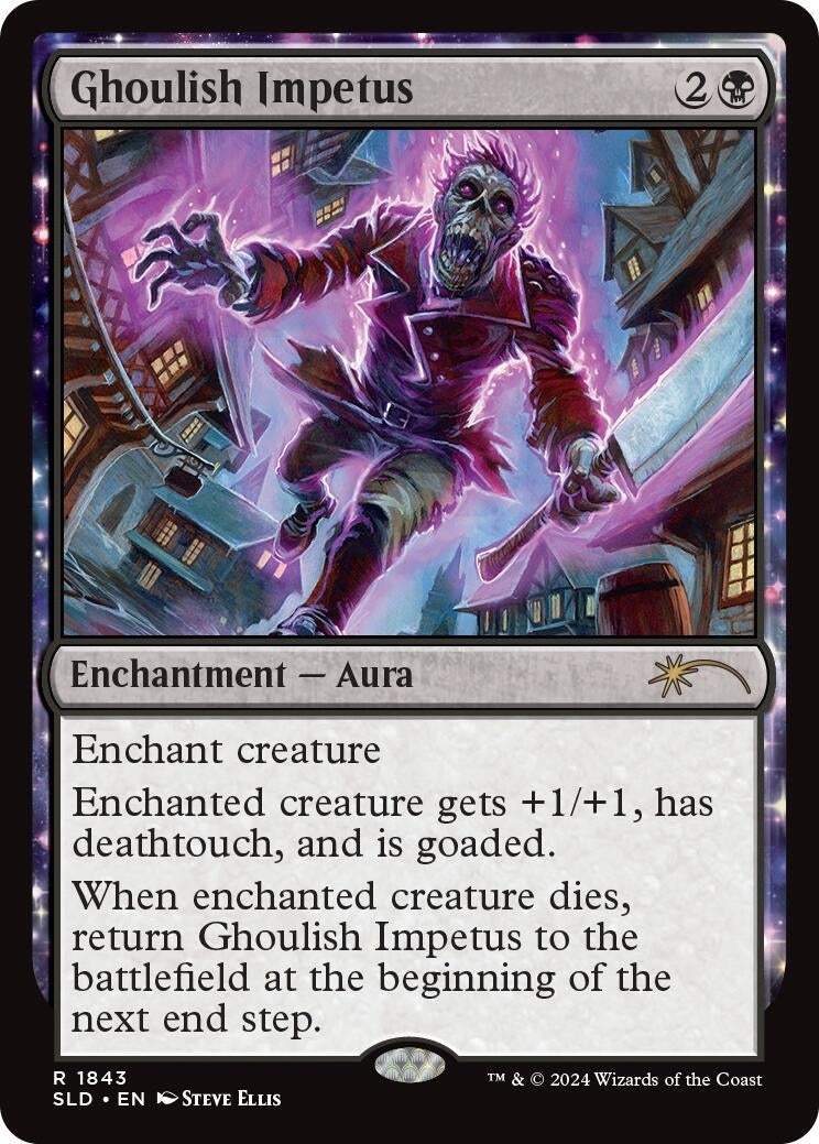 Image for Ghoulish Impetus (1843) (SLD) - Magic: The Gathering