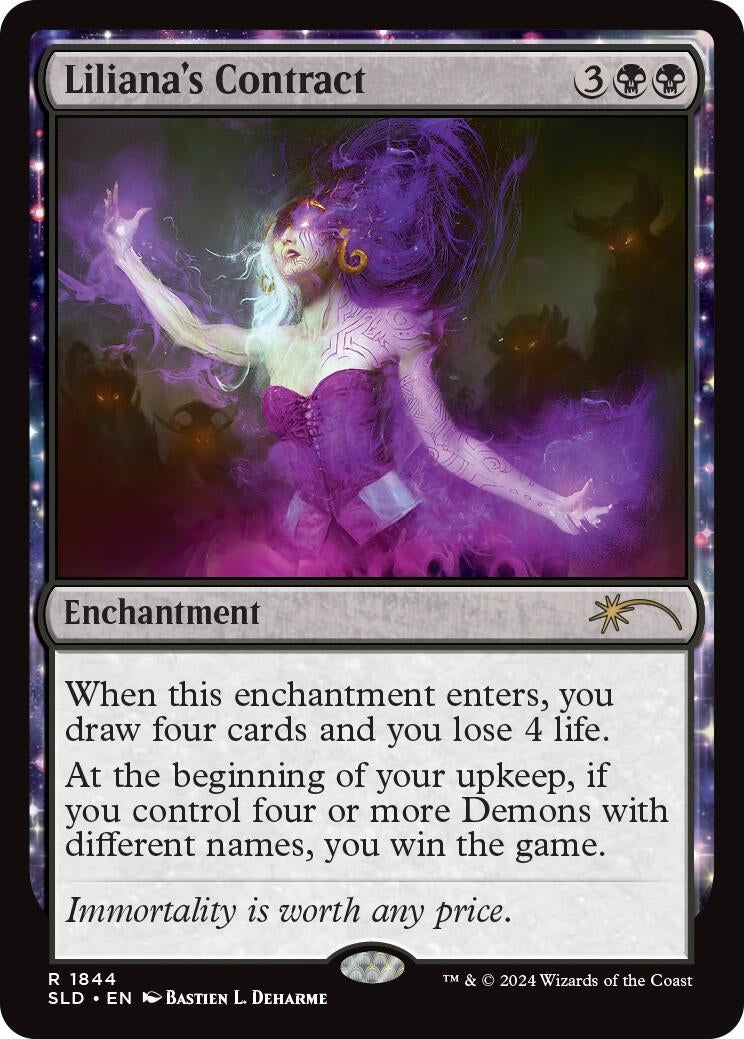 Image for Liliana's Contract (1844) (1844) (SLD) - Magic: The Gathering