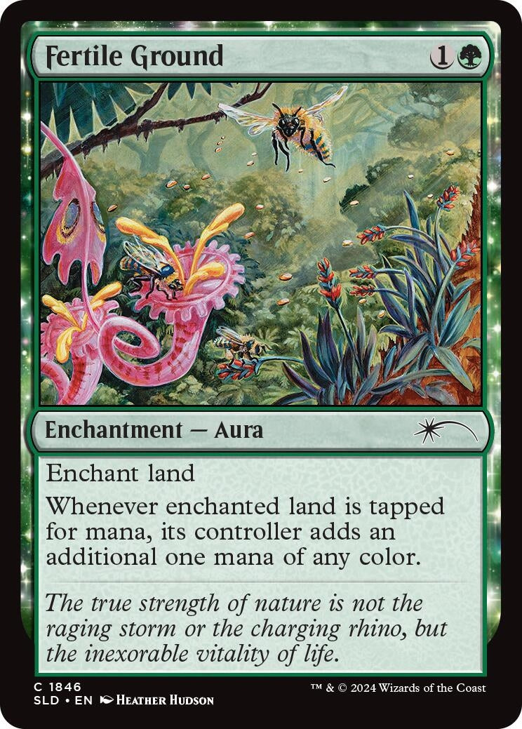 Image for Fertile Ground (1846) (SLD) - Magic: The Gathering