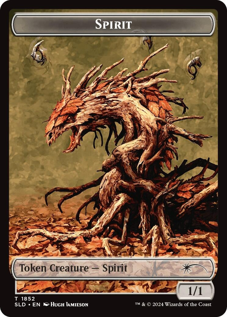 Image for Spirit (SLD) // Shapeshifter (KHM) Double-sided Token (1852 // 8) (SLD) - Magic: The Gathering