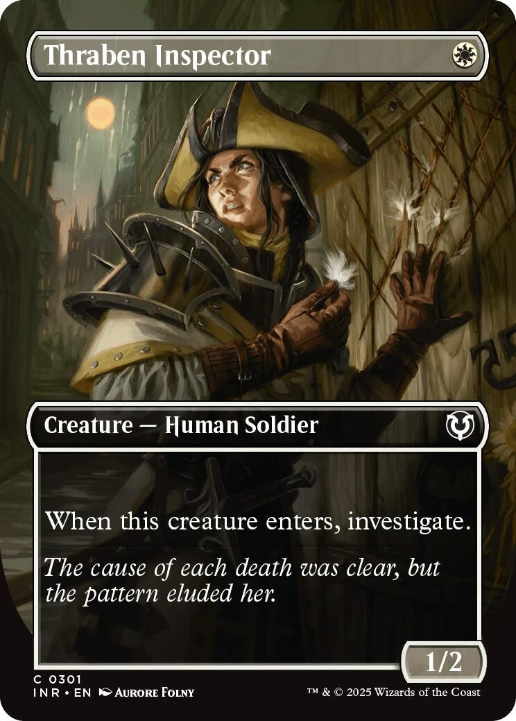 Image for Thraben Inspector (Borderless) (301) (INR) - Magic: The Gathering