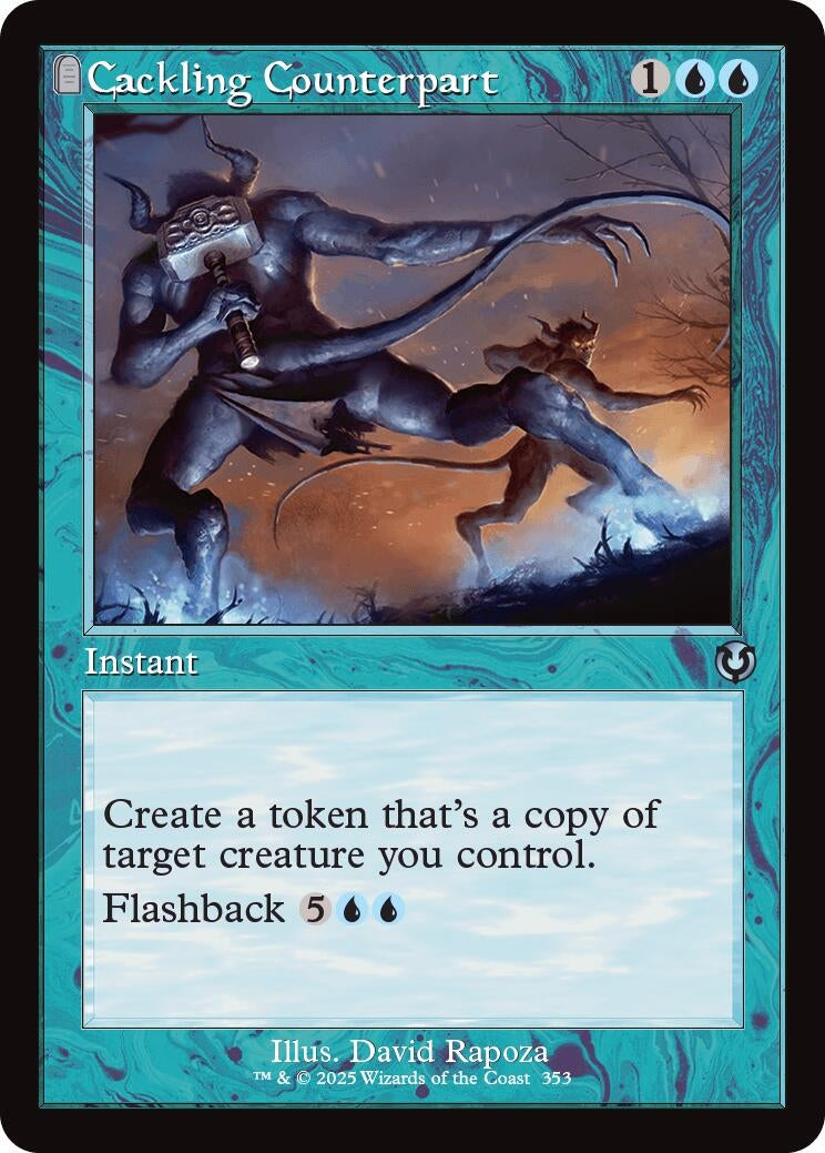 Image for Cackling Counterpart (Retro Frame) (353) (INR) - Magic: The Gathering