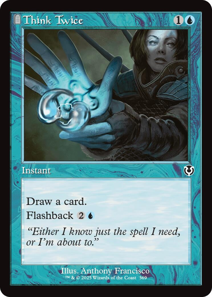 Image for Think Twice (Retro Frame) (369) (INR) - Magic: The Gathering