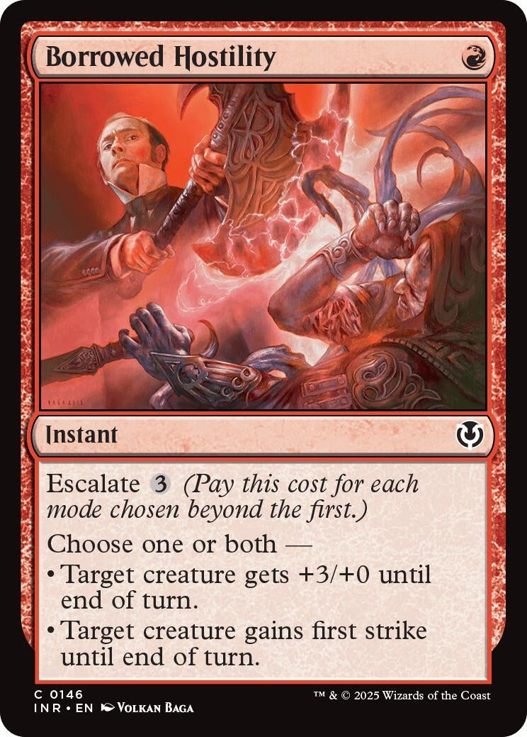 Image for Borrowed Hostility (146) (INR) - Magic: The Gathering